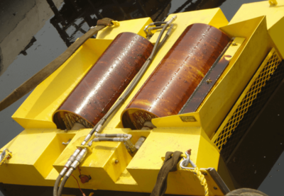 液压驱动滚筒式刮油机